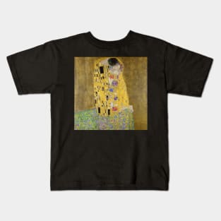 The Kiss by Klimt Kids T-Shirt